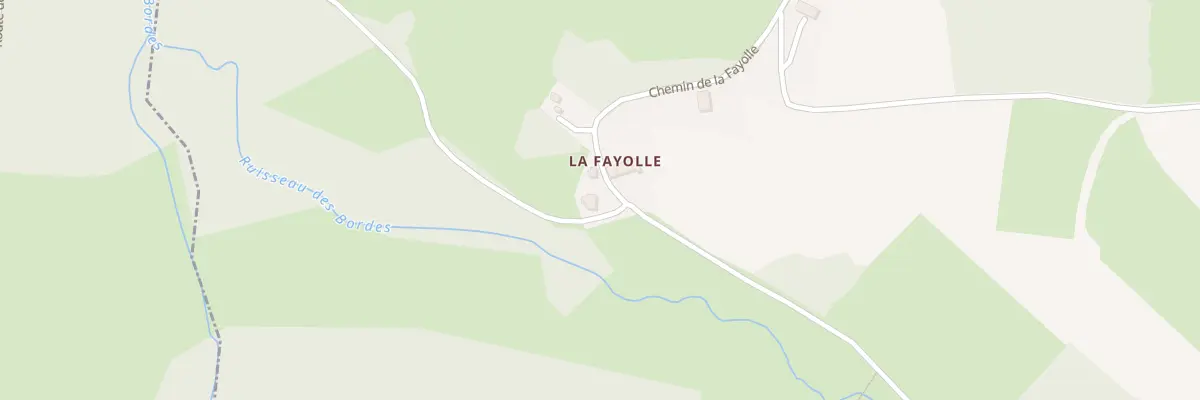 Plan du 3 La Fayolle à Aix-la-Fayette