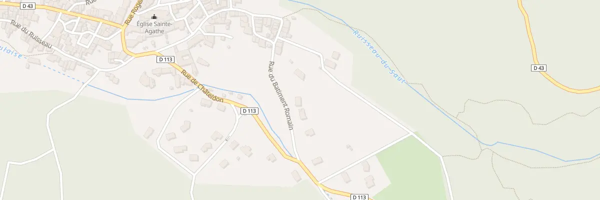 Plan du 3 Rue du Bâtiment Romain à Ris