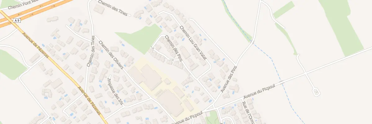 Plan du 13 Av des Pins à Pinet