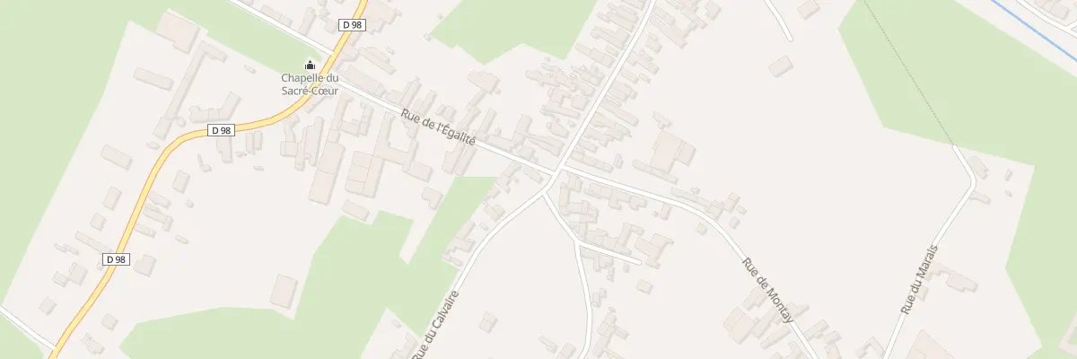 Plan du 1 Rue de l’Egalité à Neuvilly