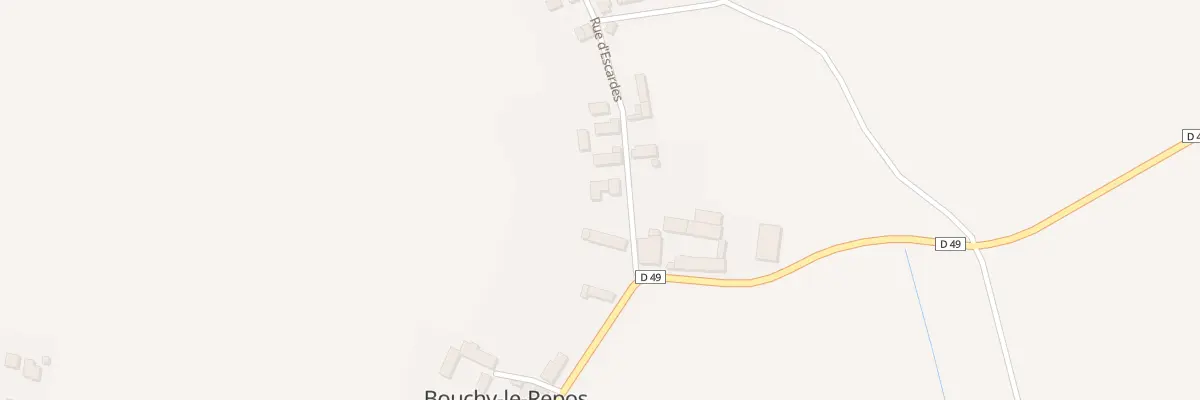 Plan du 3 Rue d’Escardes à Bouchy-Saint-Genest