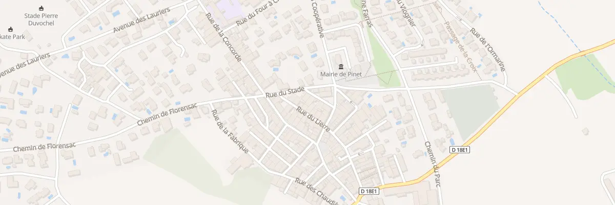 Plan du 7 Rue du Triangle à Pinet