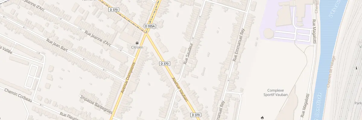 Plan du 68 Av Vauban à Valenciennes