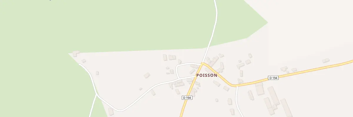 Plan du 44 Poisson à Thianges