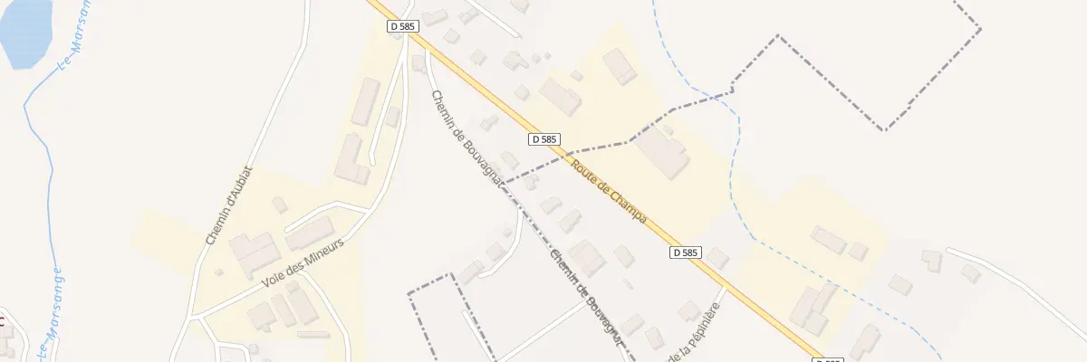 Plan du 5001 Chirouse à Chanteuges