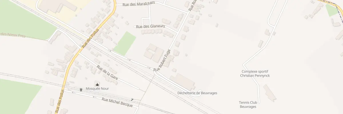 Plan du 9 Rue Robert Fuge à Beuvrages