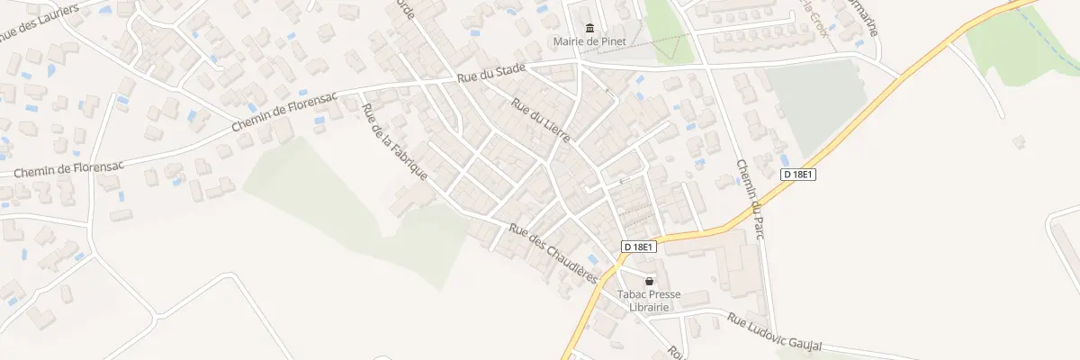 Plan du 1 Rue du Romarin à Pinet