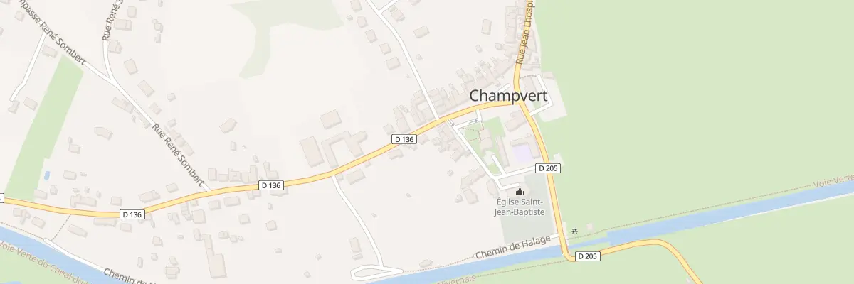Plan du 4 Rue Lucien Perreimond à Champvert