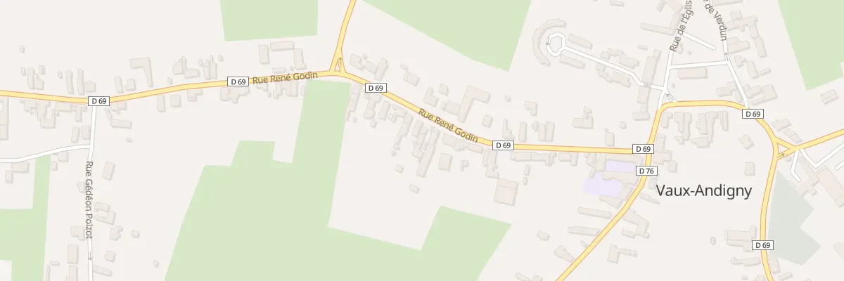 Plan du 20 Rue René Godin à Vaux-Andigny