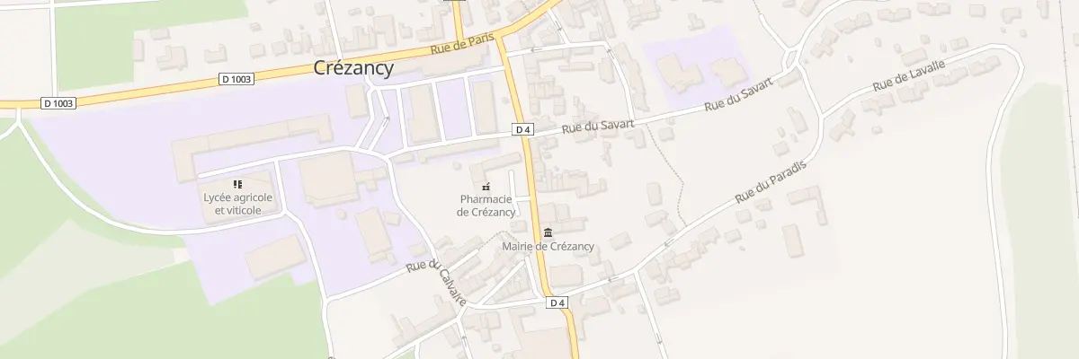 Plan du 33 Rue de l’Eglise à Crézancy