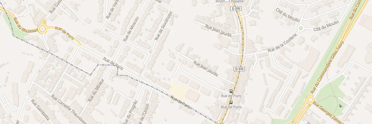Plan du 267B Rue Jean Jaurès à Beuvrages