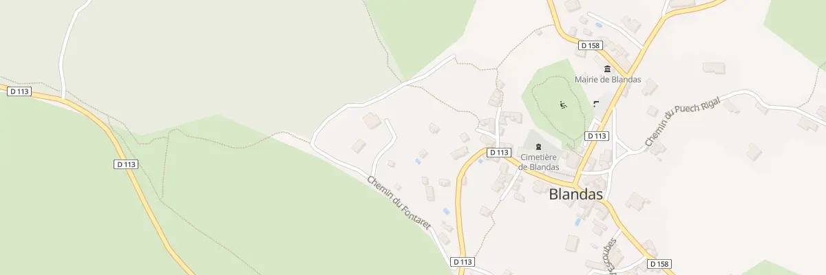 Plan du 5118 Fontaret à Blandas
