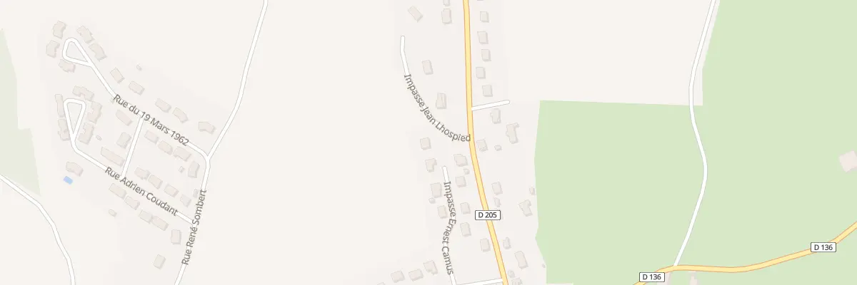 Plan du 8 Imp Ernest Camus à Champvert