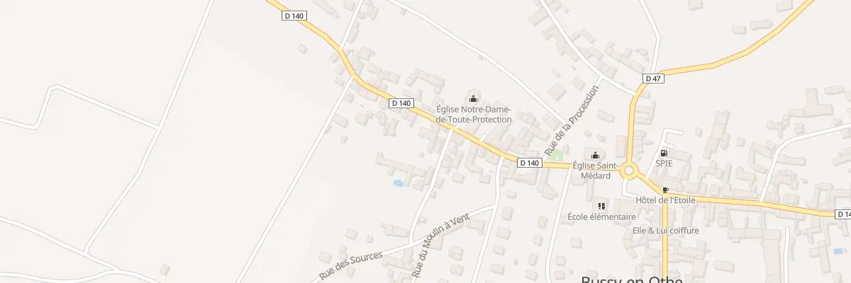 Plan du 20 Rue de la Forêt à Bussy-en-Othe