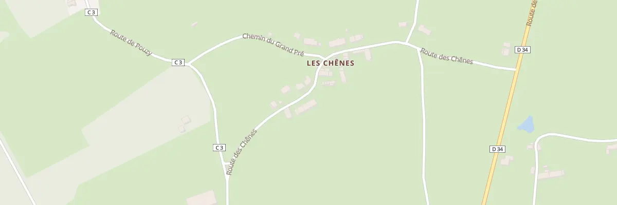 Plan du 109 Les Chenes à Saint-Saulge