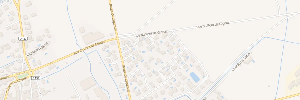 Plan du 10D Rue du Pont de Gignac à Saint-André-de-Sangonis