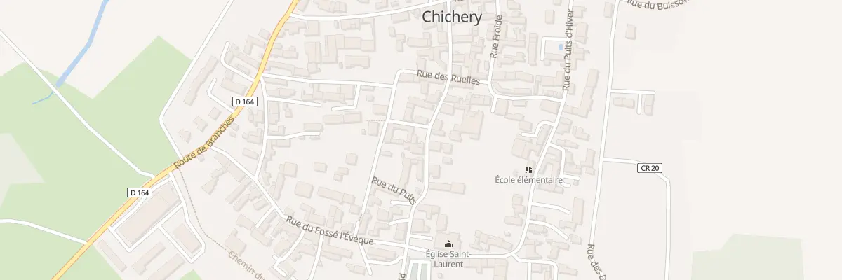 Plan du 14 Rue du Milieu à Chichery