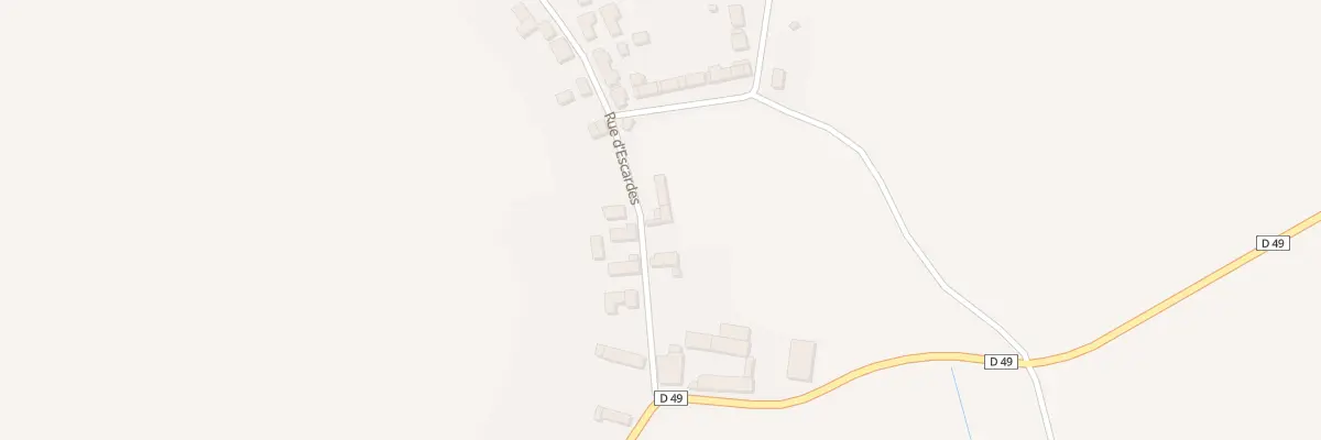 Plan du 10 Rue d’Escardes à Bouchy-Saint-Genest