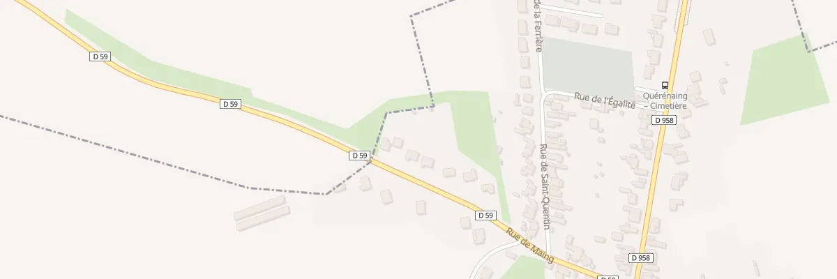 Plan du 12 Rue de Maing à Quérénaing
