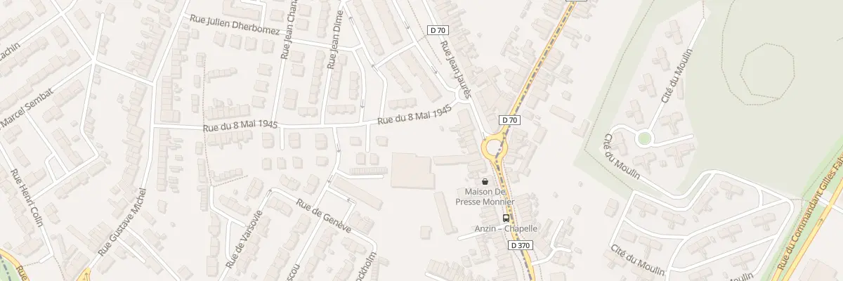 Plan du 119 Rue Jean Jaurès à Beuvrages