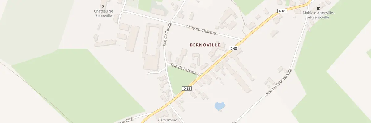 Plan du 4 Rue de l’Abreuvoir à Aisonville-et-Bernoville