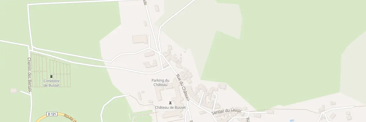Plan du 4 Pl de la Fontaine à Busset
