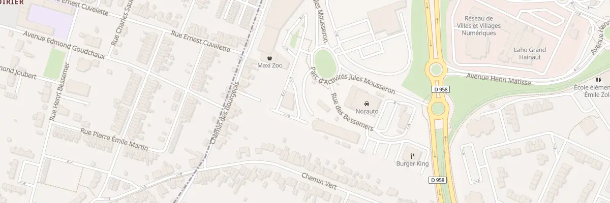 Plan du 3 Rue des Bessemers à Aulnoy-lez-Valenciennes