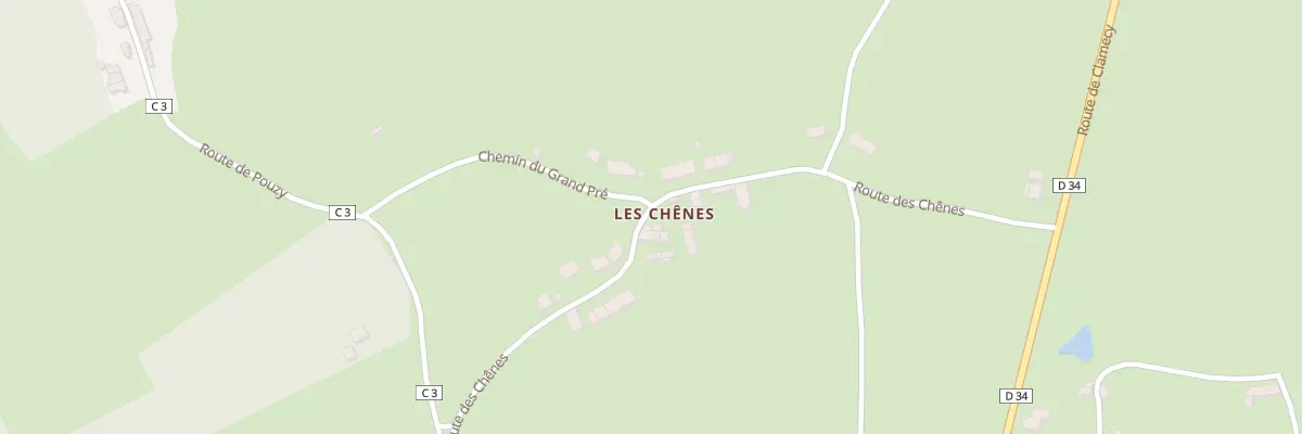 Plan du 106 Les Chenes à Saint-Saulge