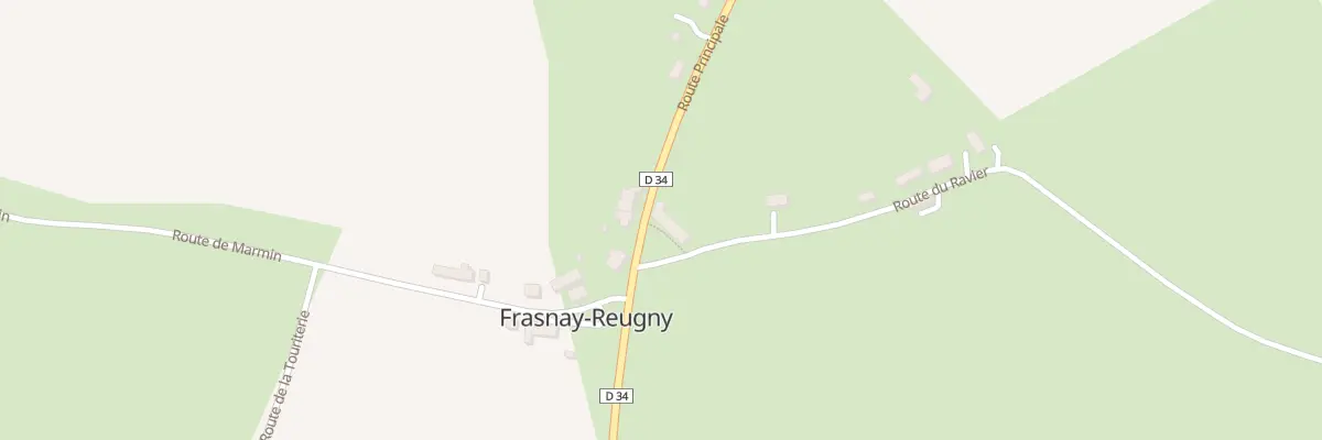 Plan du 10 Le Bourg à Frasnay-Reugny