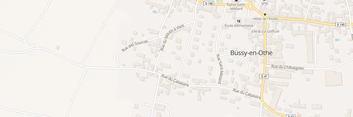 Plan du 3 Rue des Alouettes à Bussy-en-Othe