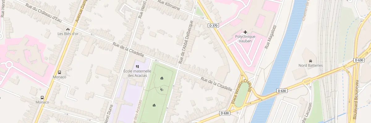 Plan du 28 Rue de la Citadelle à Valenciennes