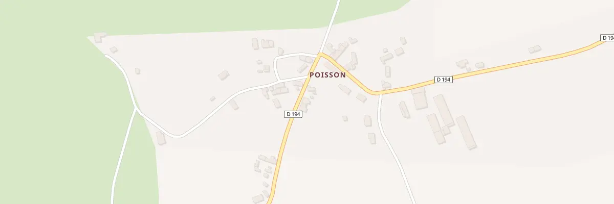 Plan du 74 Poisson à Thianges