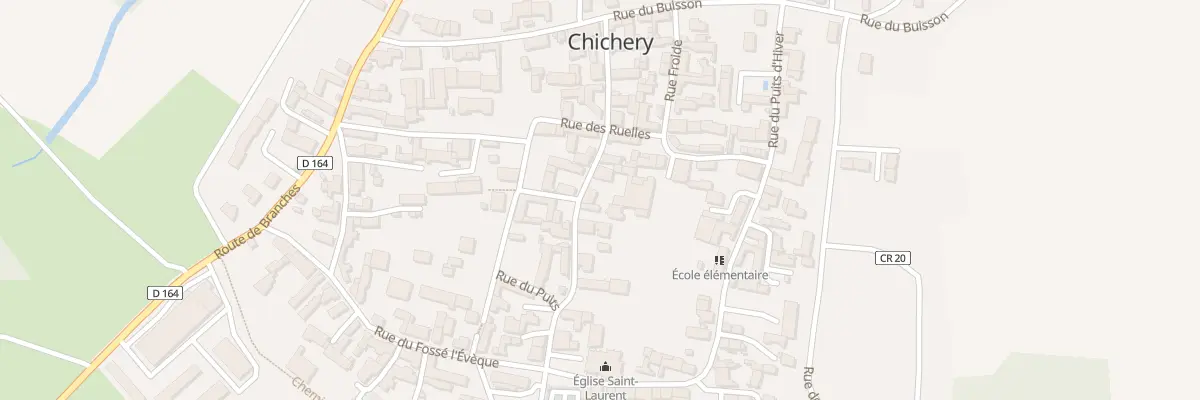Plan du 11 Rue du Milieu à Chichery