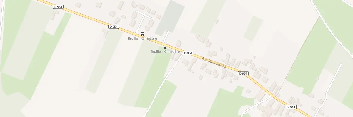 Plan du 675 Rue Jean Jaurès à Bruille-Saint-Amand