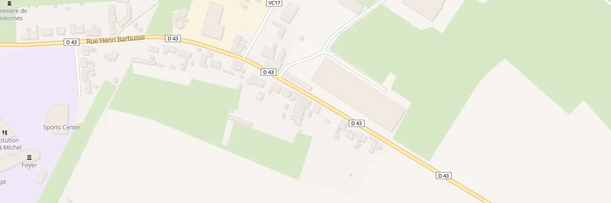 Plan du 68 Rue Henri Barbusse à Solesmes