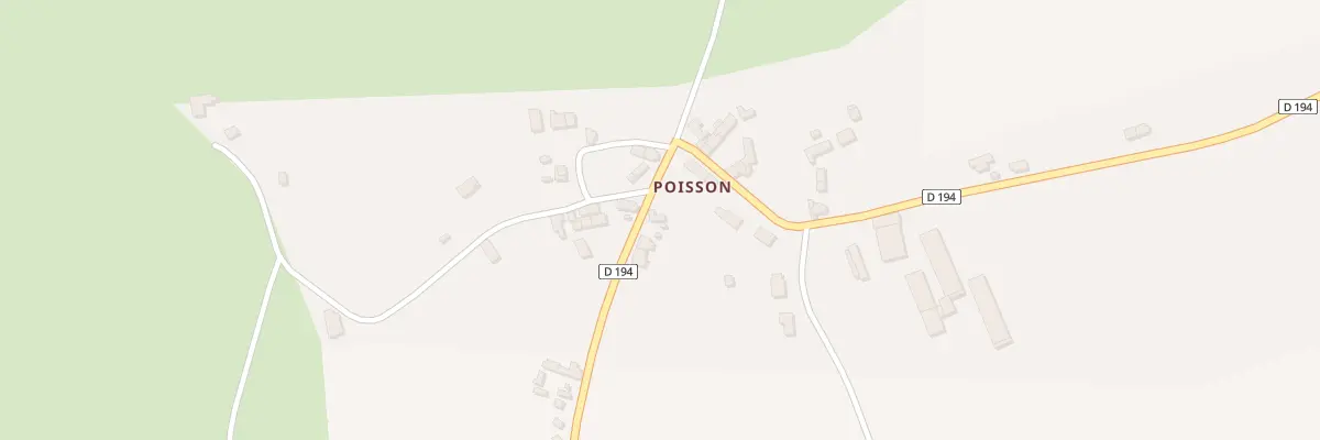 Plan du 73 Poisson à Thianges