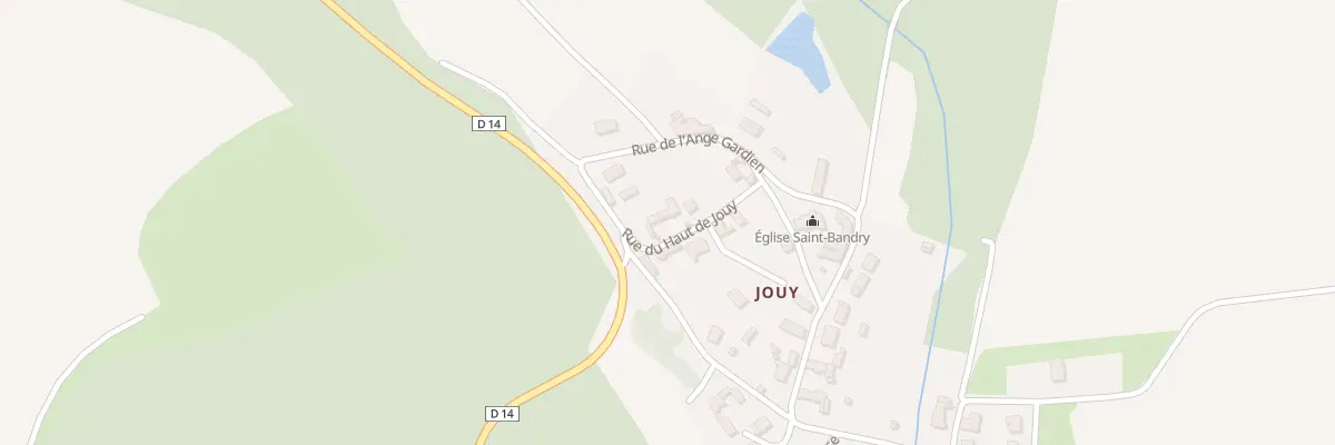 Plan du 5 Rue du Haut de Jouy à Aizy-Jouy