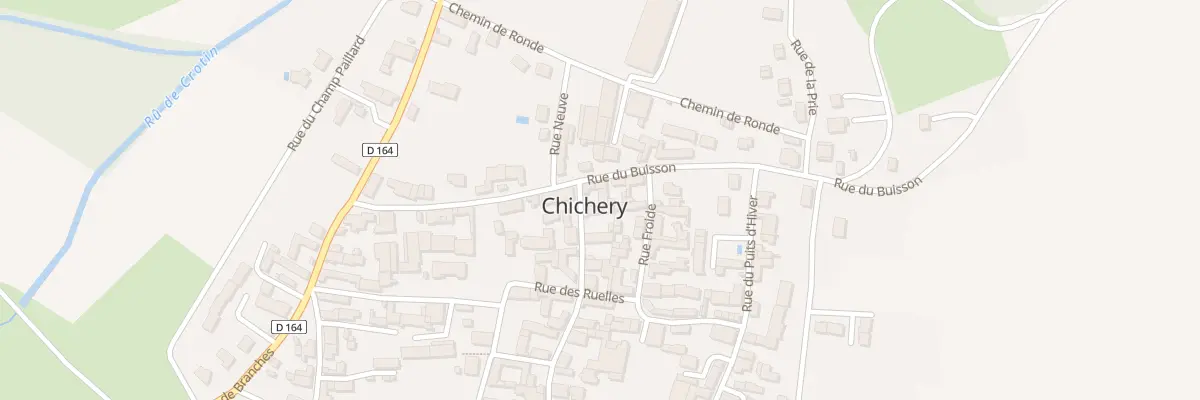 Plan du 1 Rue du Milieu à Chichery
