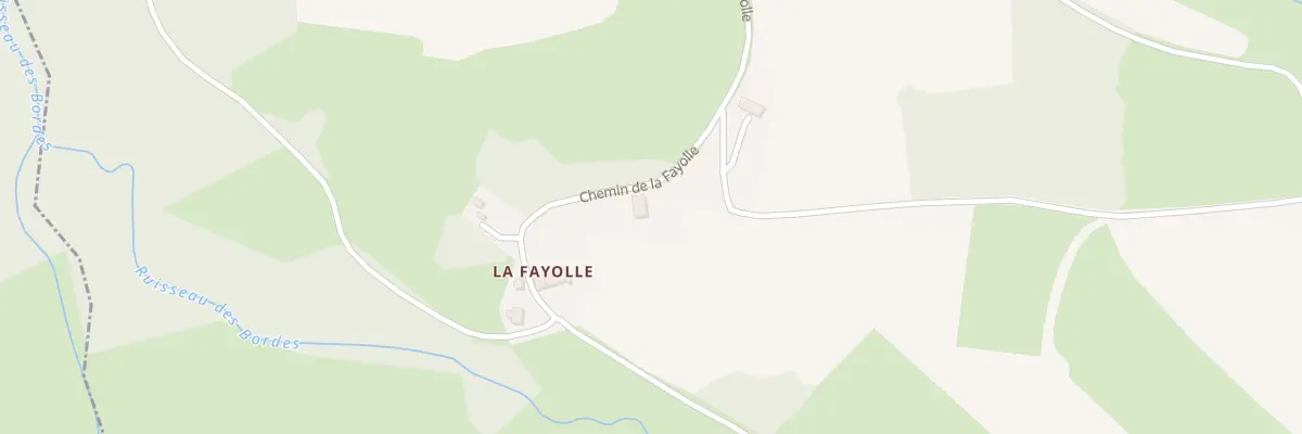 Plan du 5030 La Fayolle à Aix-la-Fayette