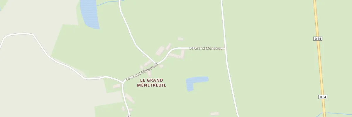 Plan du 3 Grand Ménetreuil à Crux-la-Ville