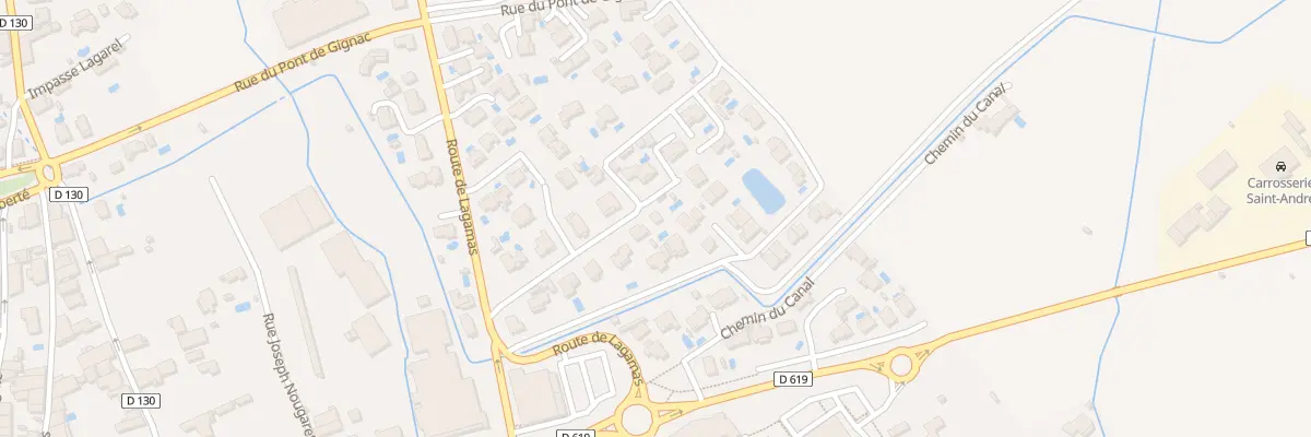 Plan du 2Q Rue du Chasselas à Saint-André-de-Sangonis