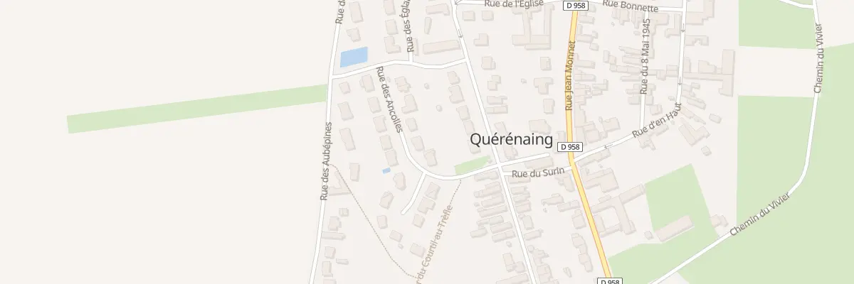 Plan du 4 Rue des Ancolies à Quérénaing
