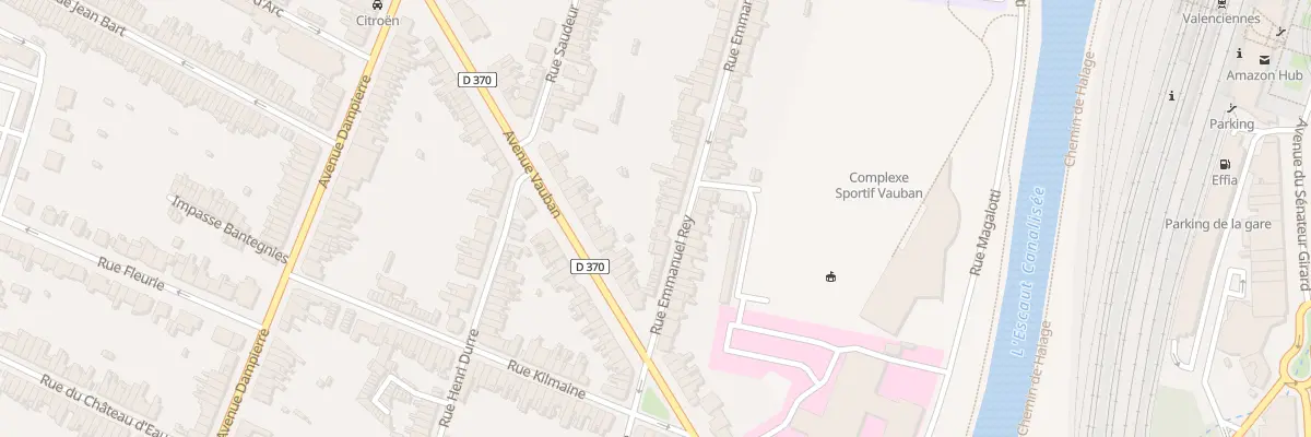 Plan du 128 Rue Emmanuel Rey à Valenciennes
