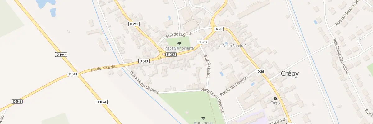 Plan du 19 Rue Paul Dangenne à Crépy
