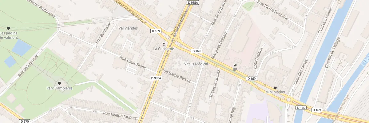 Plan du 47 Av de Saint-amand à Valenciennes