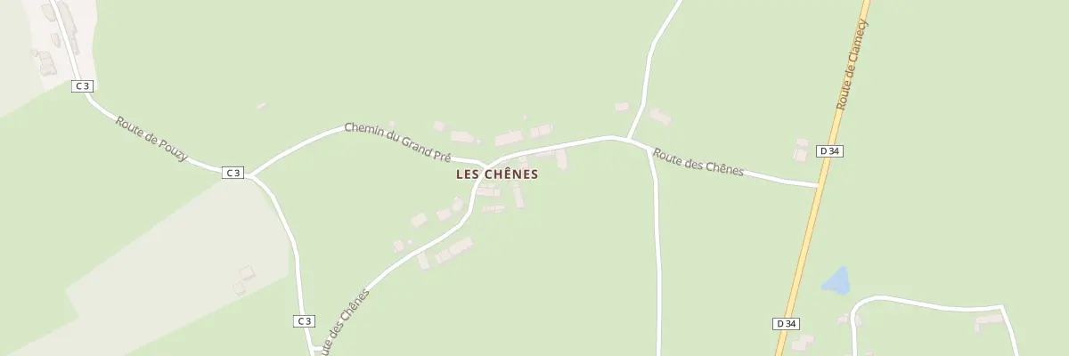 Plan du 103 Les Chenes à Saint-Saulge
