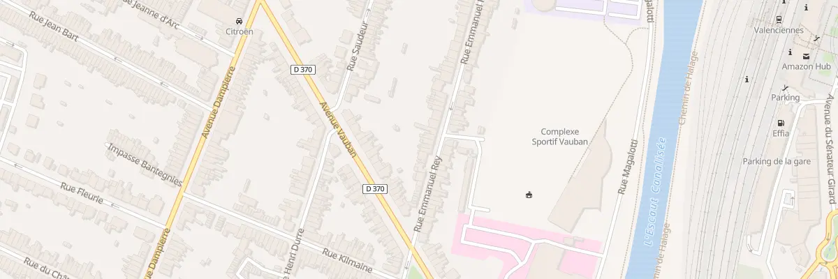 Plan du 122 Rue Emmanuel Rey à Valenciennes