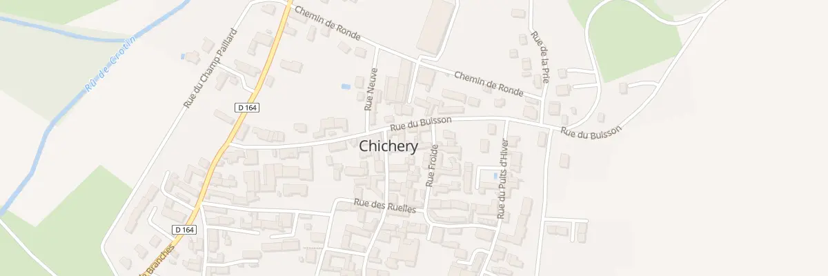 Plan du 10 Rue du Buisson à Chichery