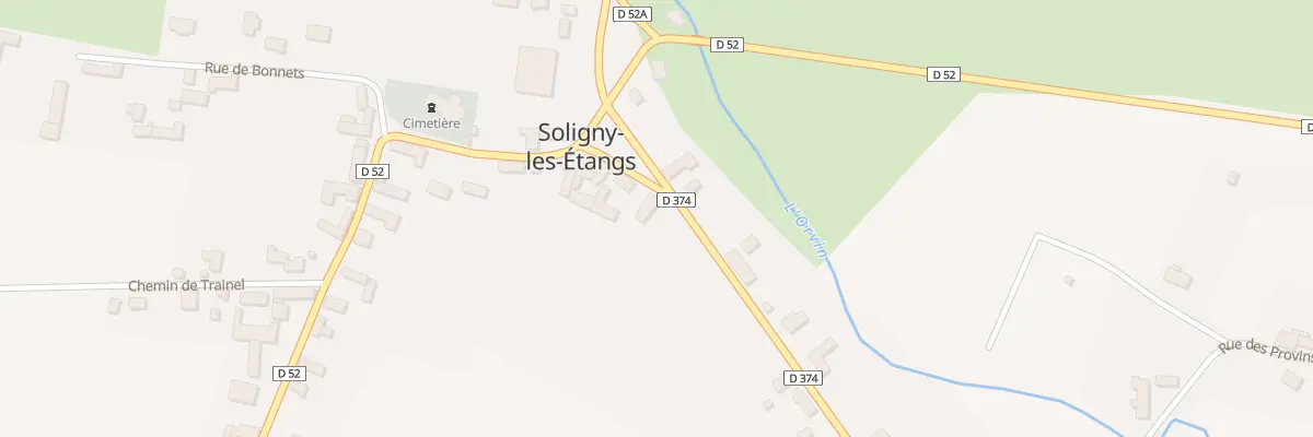 Plan du 8 Rte des Provins à Soligny-les-Étangs