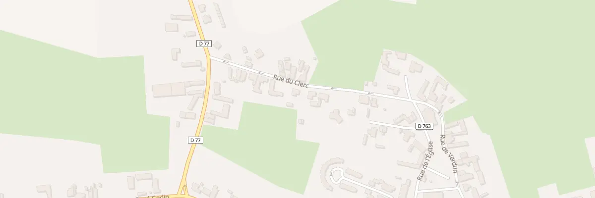 Plan du 10 Rue du Clerc à Vaux-Andigny